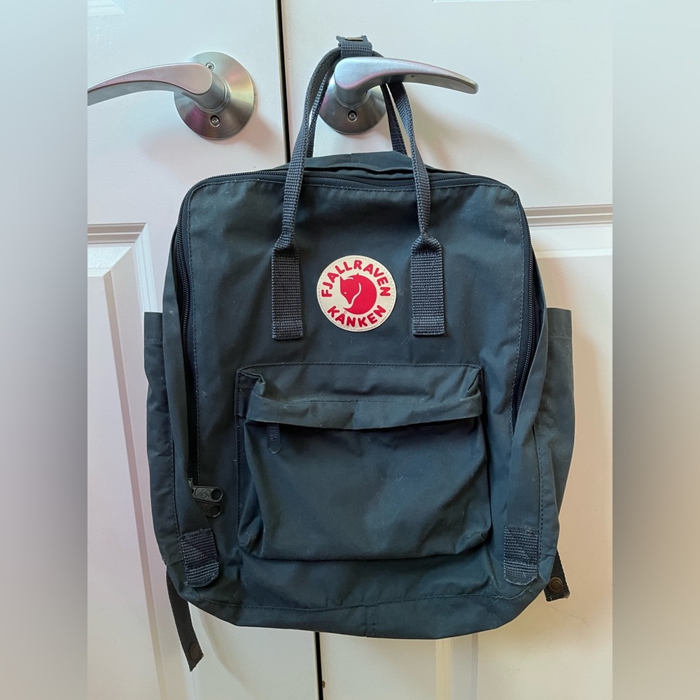 Fjallraven Kanken backpack blue gray